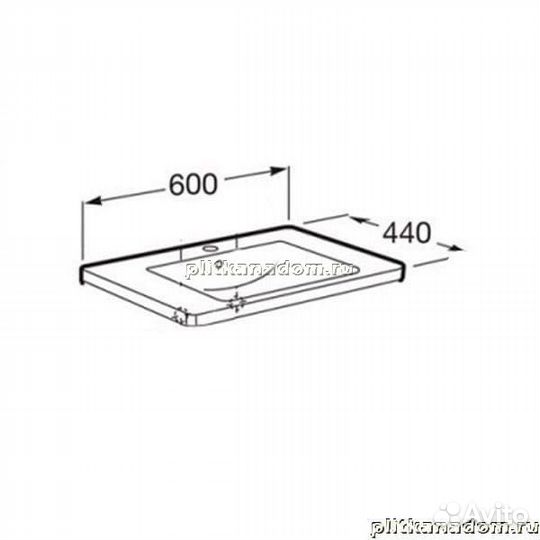 Roca Gap 327472000 раковина для модуля 60