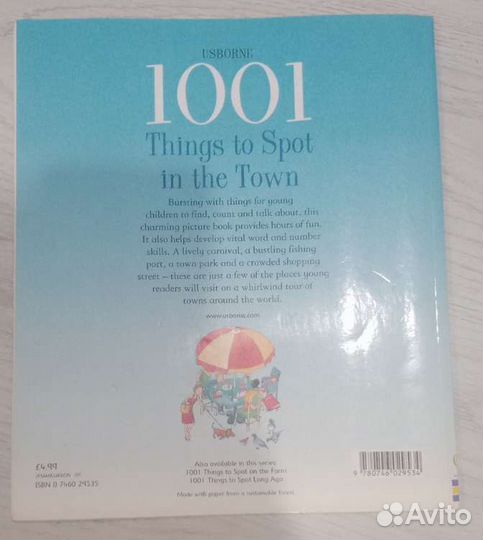 Книга на английском Usborne 1001 things to spot