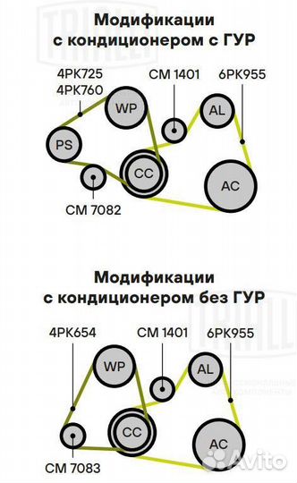 Ролик привод. ремня для а/м Nissan Almera Classic (06) 1.6i (натяж.) d84 (CM 1401)