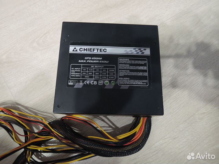 Блок питания chieftec 650w