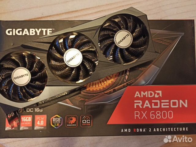 Amd radeon rx 6800 купить в Новосибирске | Электроника | Авито