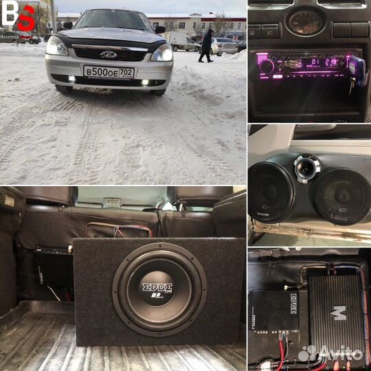 Установка автозвука