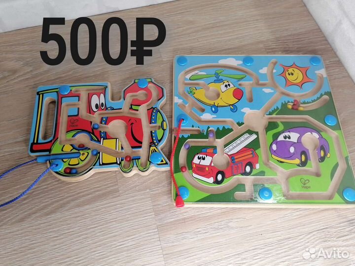 Деревянные развивающие игрушки