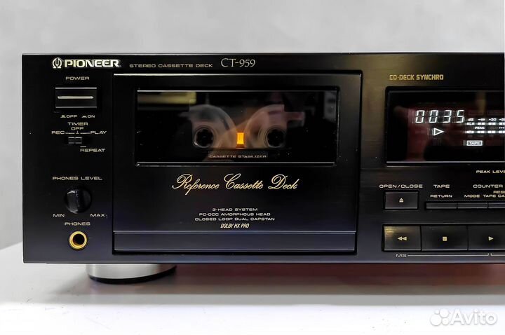 Кассетная Дека Pioneer CT-959, 1990г