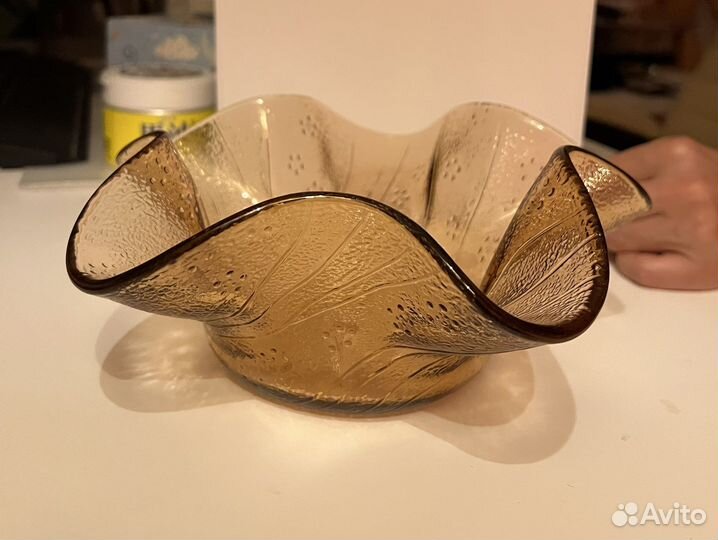 Ваза времен СССР, стекло