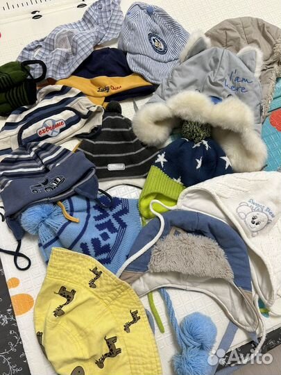 Детские шапочки 6-18 мес