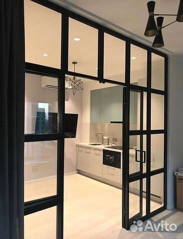 Стеклянные перегородки