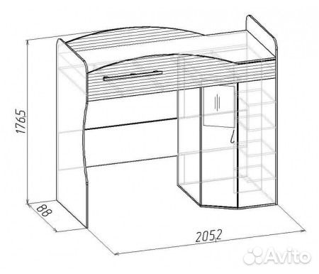 Кровать-чердак
