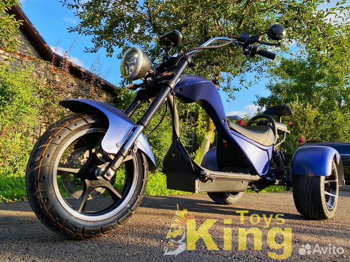 Электроскутер skyboard trike chopper-2000