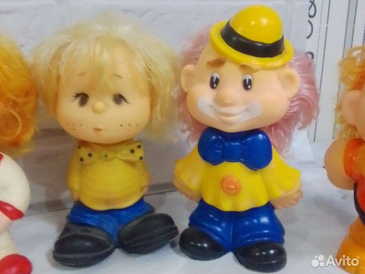 Резиновые игрушки СССР Куклачев Карлсон и другие
