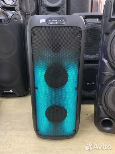 Колонка ZQS-6213 с микрофоном (новая, гарантия)