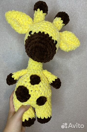 Вязаный жираф