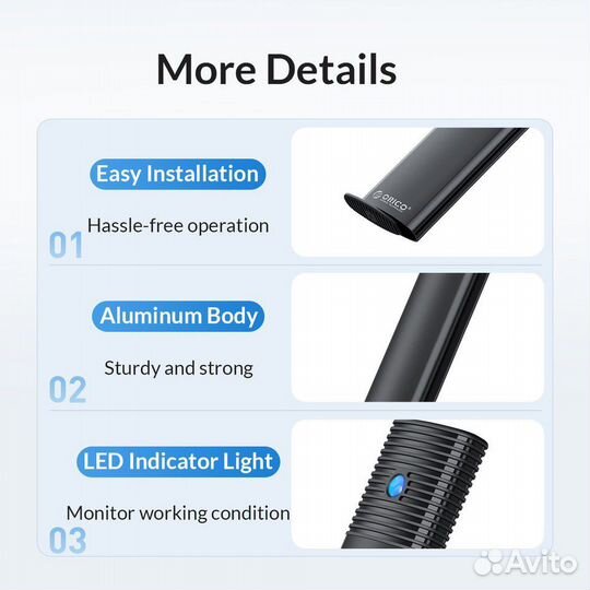 Корпус для SSD-накопителя orico M2 ngff, 5 Гбит/c