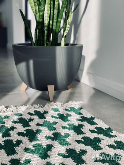 Ковер вязанный хлопок