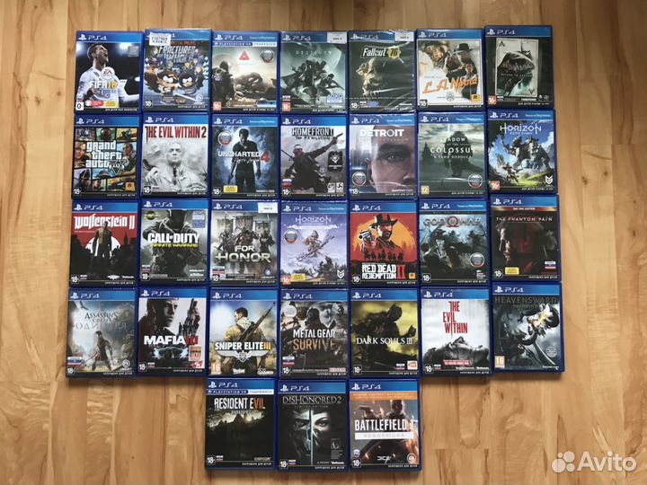 Игры PS4:Uncharted,FIFA,Ведьмак 3,Farpoint,Far Cry