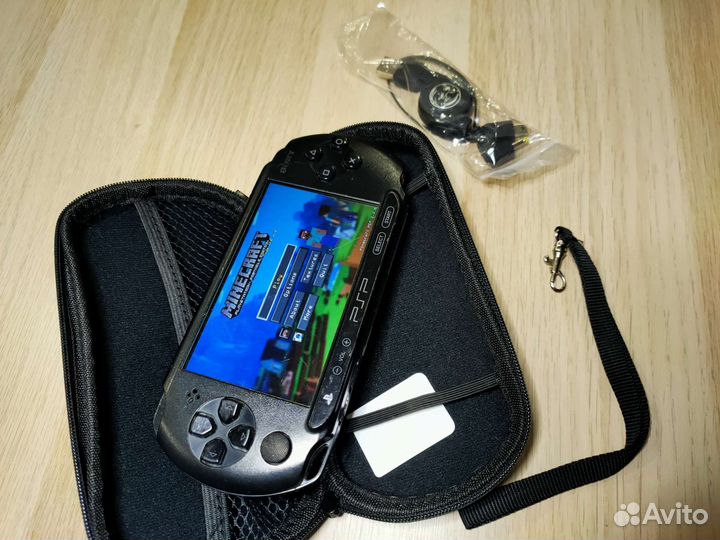 Sony PSP E1008 Black 128GB Реальные игры/Подарок