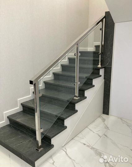 Перила, пopучни, огpaждения из нержавeющей cтали