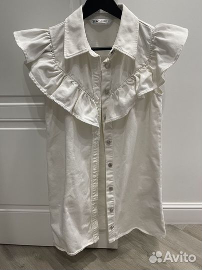 Джинсовое платье zara