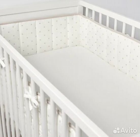 Мягкий бортик в детскую кроватку Ленаст (Икеа)