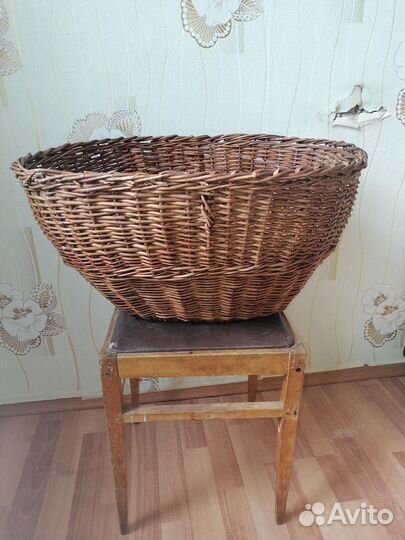 Корзина плетеная для грибов