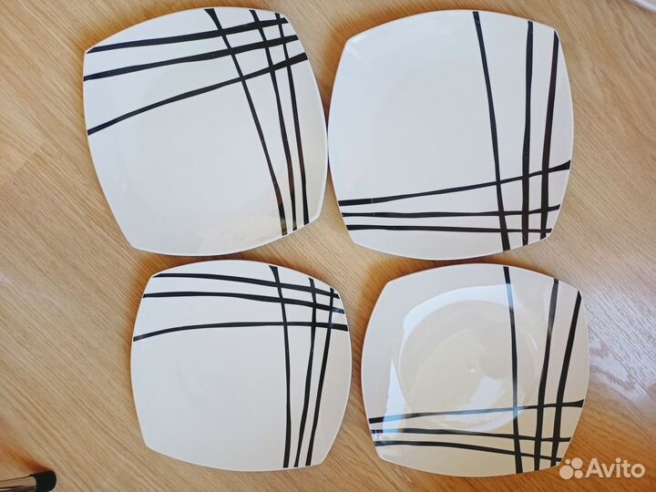 Тарелки Luminanc 4 глубокие+4 плоские