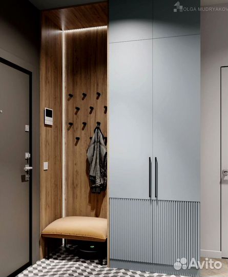 Современные шкафы в прихожую на заказ