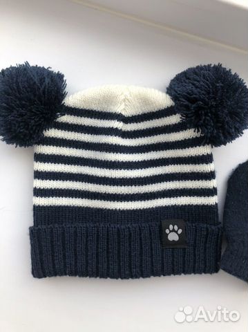 Шапка и варежки Sinsay