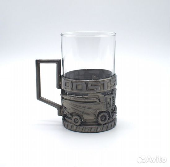 Подстаканник Ростсельмаш Rostselmash со стаканом