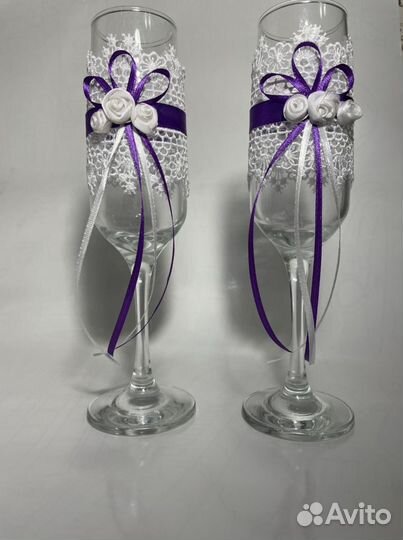 Бокалы для жениха и невесты