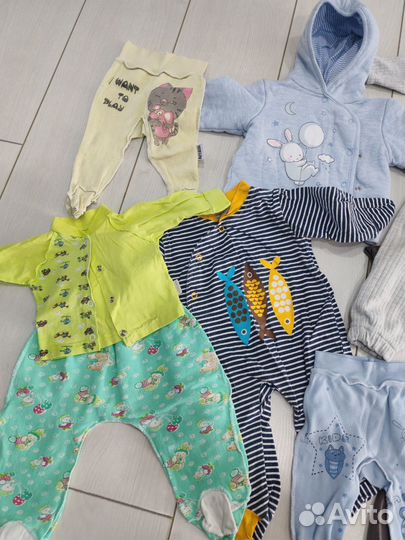 Вещи пакетом для мальчика 62-74