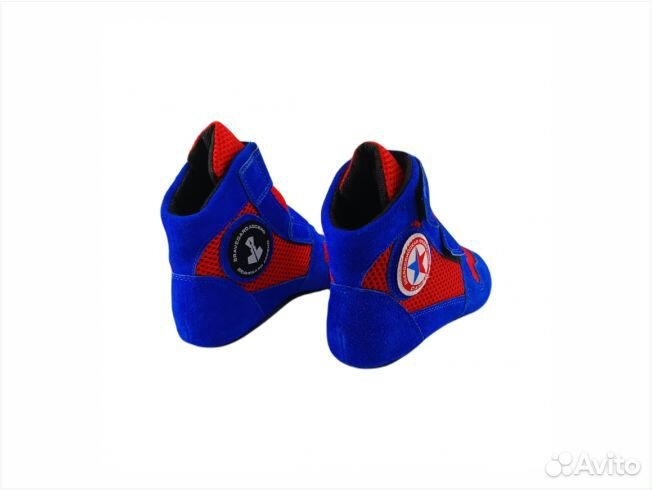 Борцовки для самбо вфс Bravegard Ascend син/красн