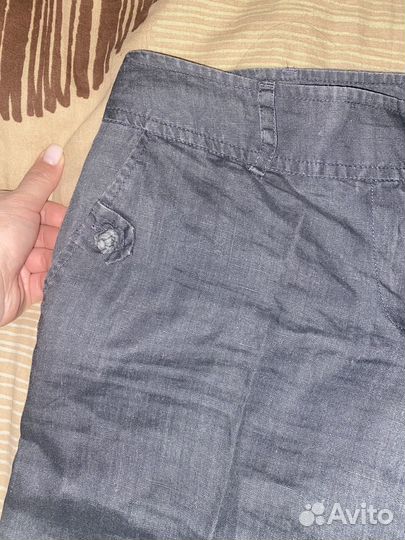 Брюки женские лен 44