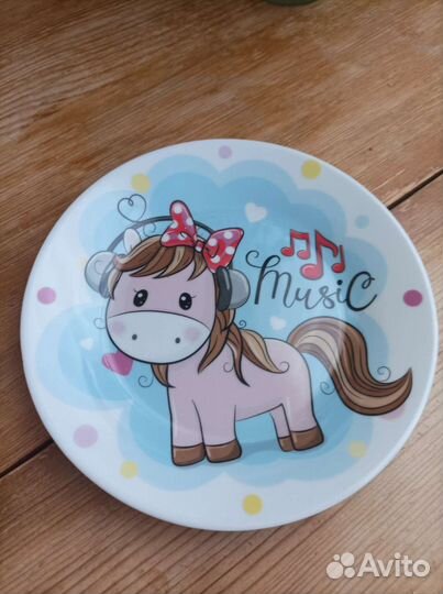 Тарелка и кружка детская