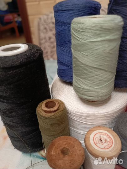 Нитки швейные бу