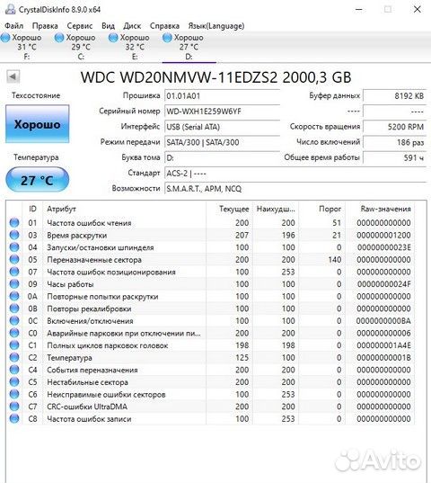 Внешние портативные диски HDD 2.5 