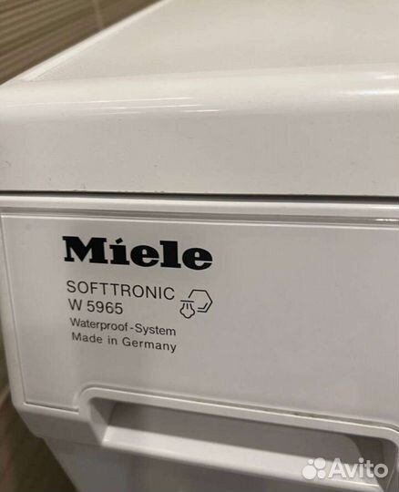 Стиральная машина Miele с паром