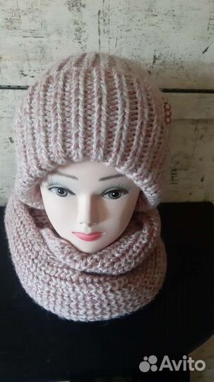 Шапка и снуд женские