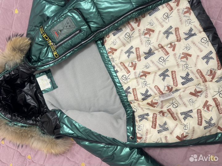Куртка зимняя для девочки размер 152