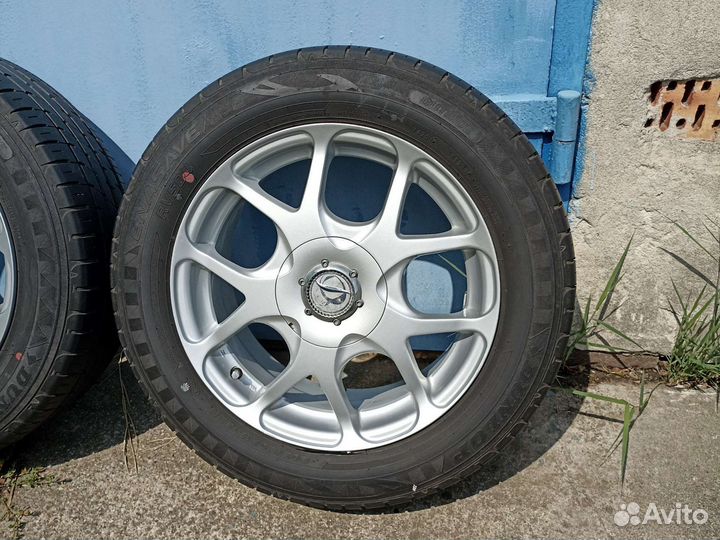 Литые диски kosei с резиной dunlop 205*60*R16