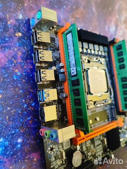 Комплект X99 2011v3 + xeon 2640V3 + 16/32 Gb + SSD