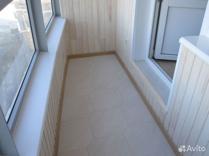 Остекление балконов. Отделка лоджий