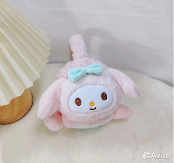 Меховые наушники куроми синноморолл мелоди