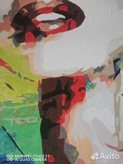 Картина Мерлин Монро акрил