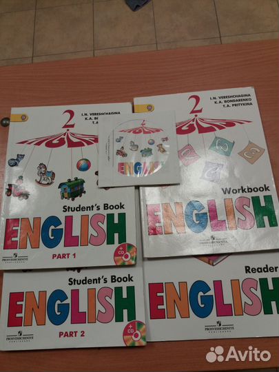 Учебник по английскому языку 2 и 3класс Верещагина