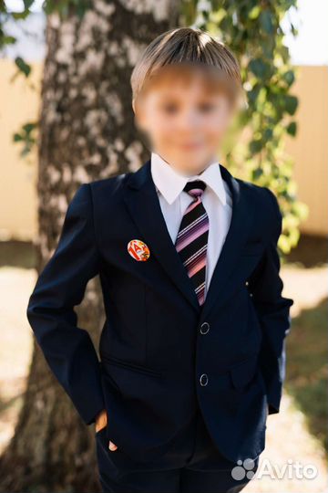Школьный костюм, синий 134