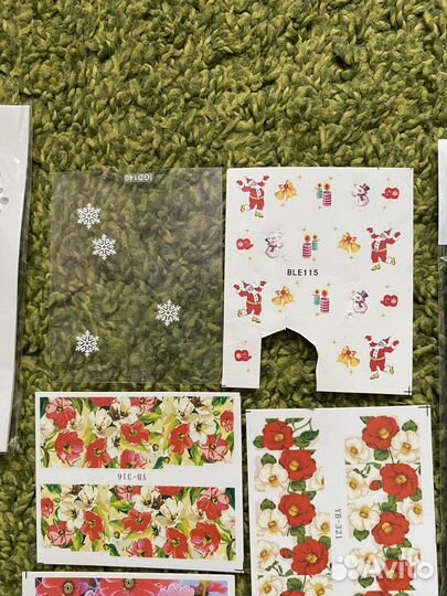 Слайдеры, наклейки для дизайна ногтей