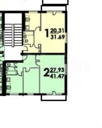 2-к. квартира, 43 м², 5/5 эт.