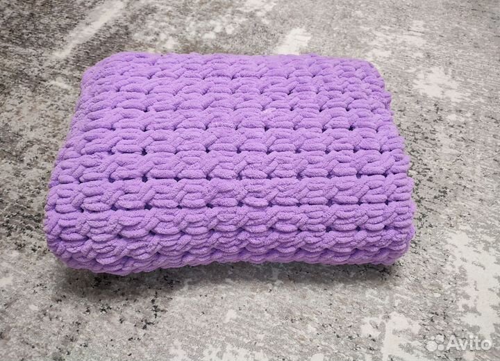 Плед детский вязаный ручная работа