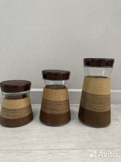 Банки для сыпучих Набор