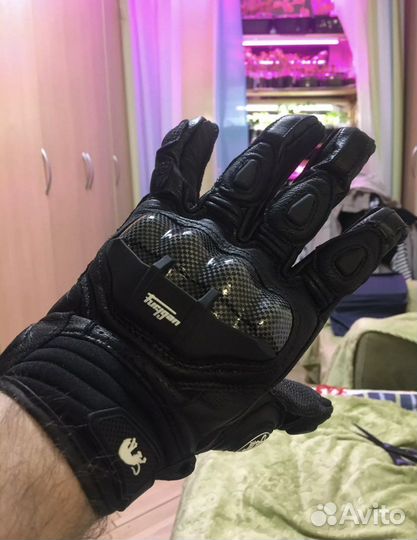 Кожаные мотоперчатки